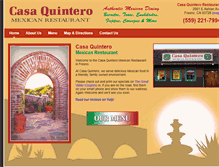 Tablet Screenshot of casaquintero.com